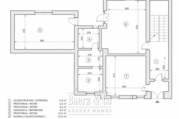 photo 4 Mali Lošinj, historic captain's house with a view of the sea and the marina.